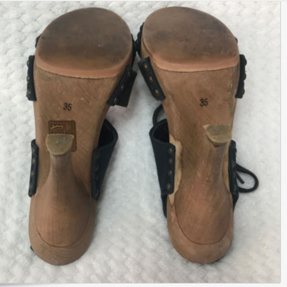 Stella McCartney Canvas Lace-Up Platform Sandal - Picture 4 of 6